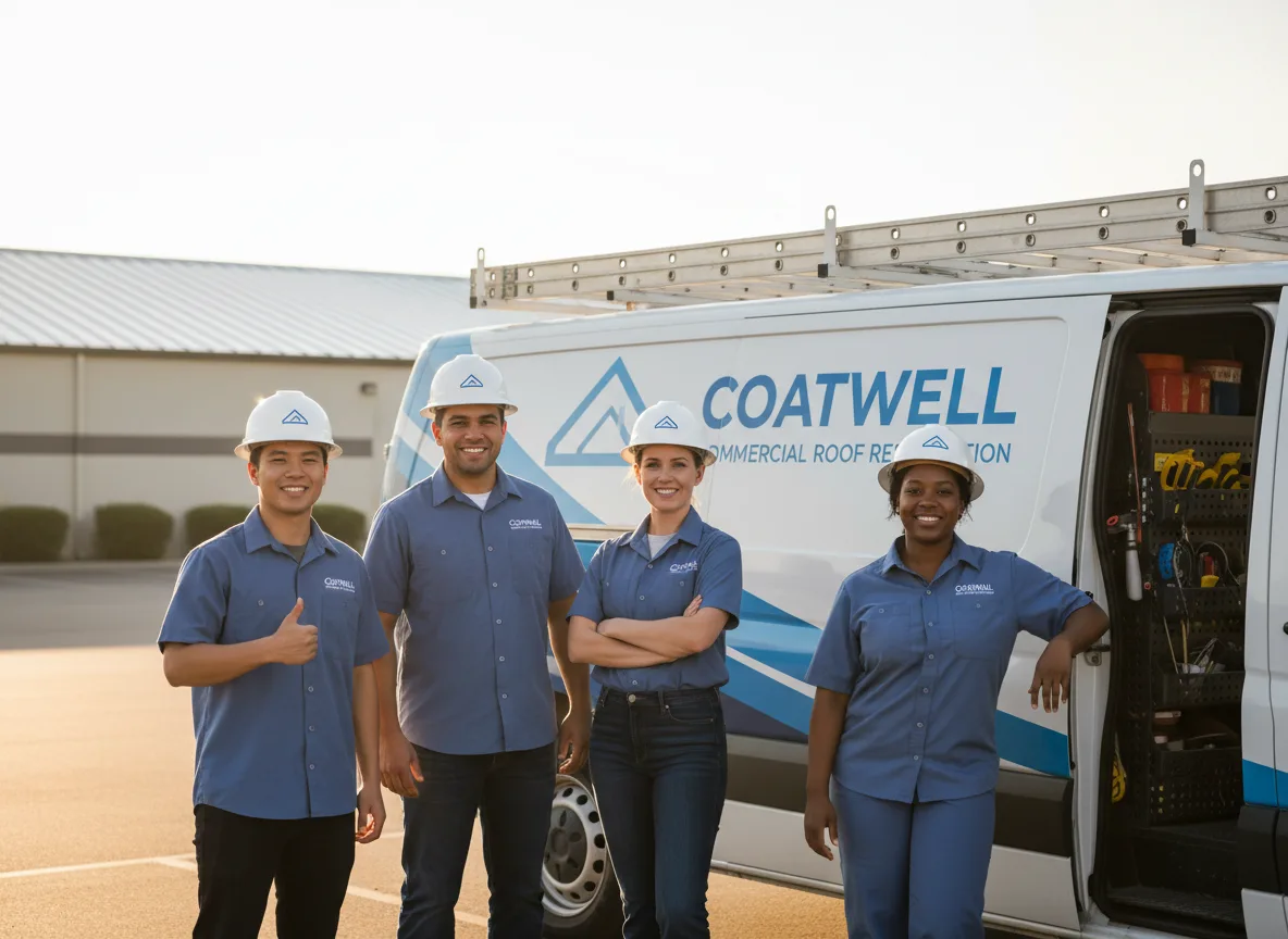 Commercial roof coating company in Fall River, WI